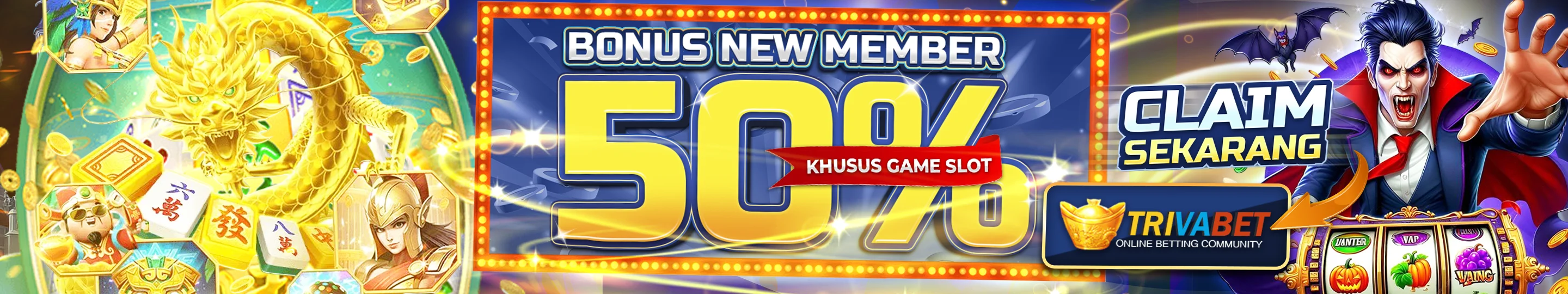 BONUS NEW MEMBER 50%